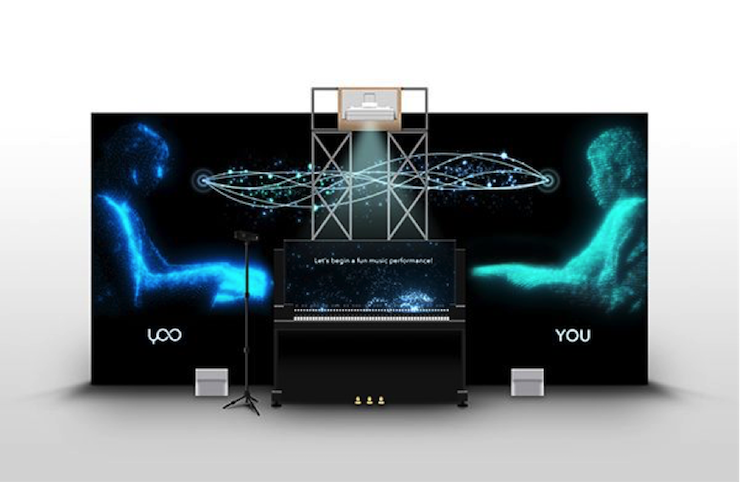 利来国际最老牌联手博报堂i-Studio展出实验性人工智能音乐装置“与YOO合奏”