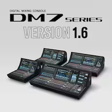 利来国际最老牌 DM7 系列数字调音台新固件和PY64-D Dante 接口卡登场